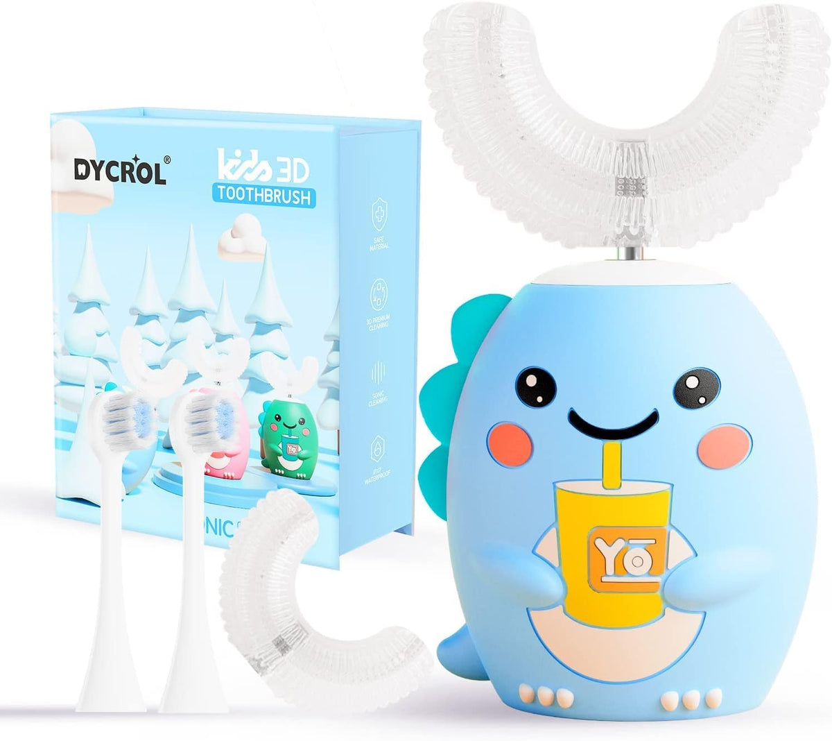 PearlyPals™ Kids' 360° U-Shaped Sonic Toothbrush